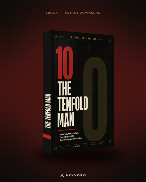 The Tenfold Man ebook by Axyvoro, 3D book mockup