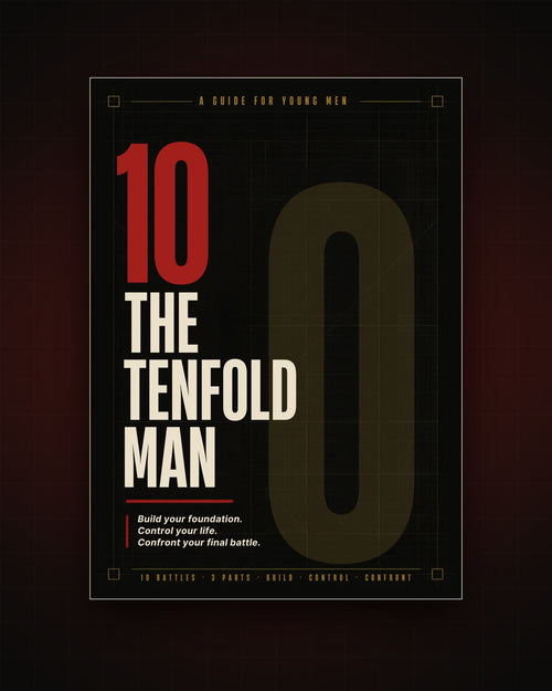 The Tenfold Man ebook front cover: A guide for young men