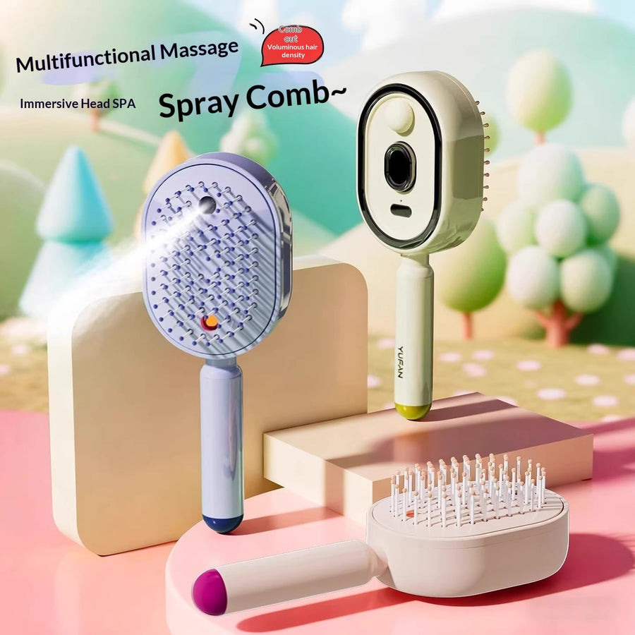 Airbag Massage Comb — Mist & Scalp Care