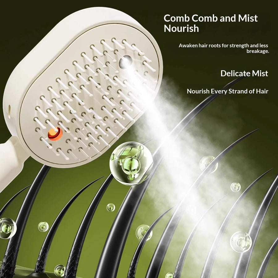 Airbag Massage Comb — Mist & Scalp Care
